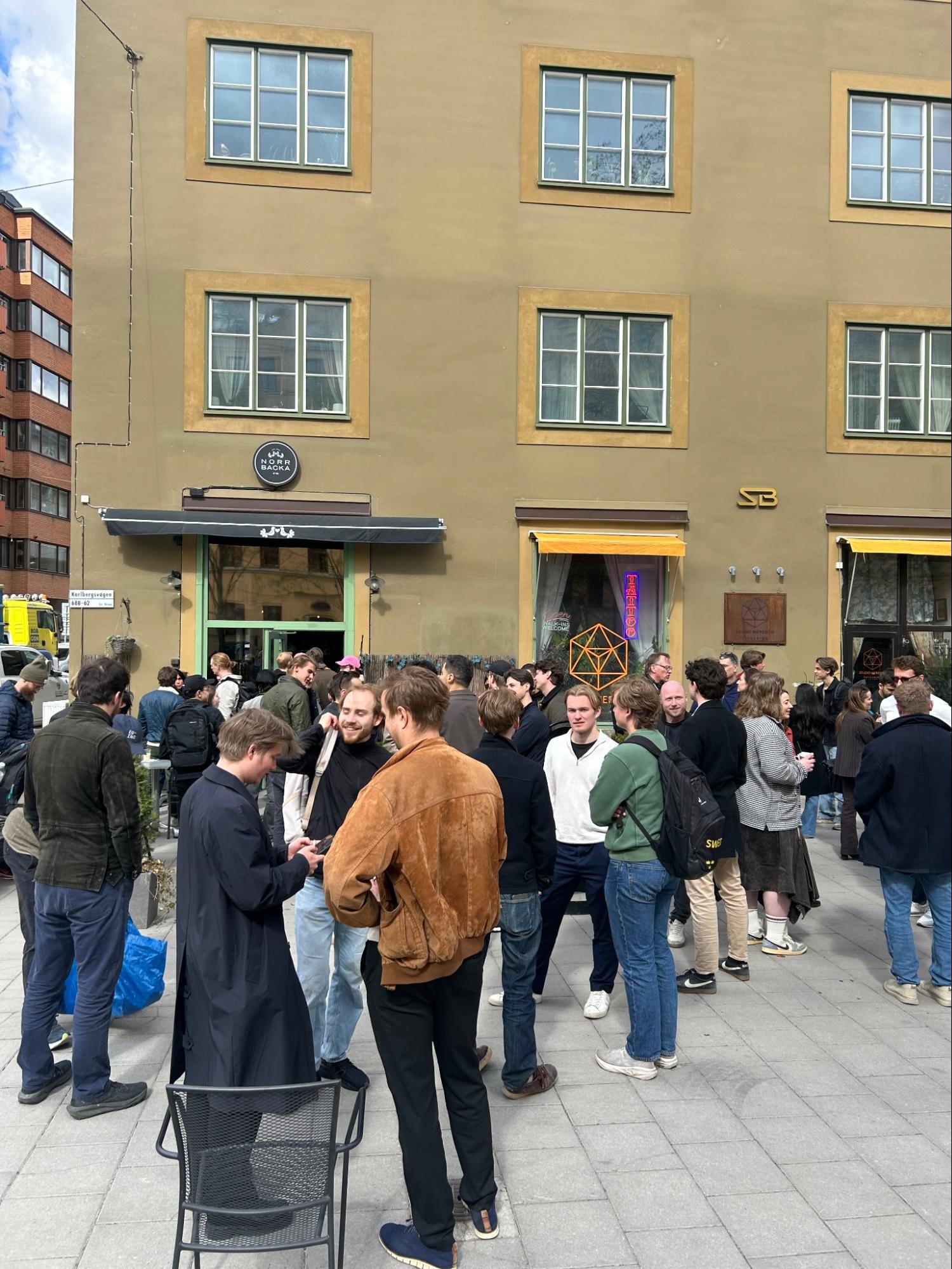 Andon Café during one of Mona's events