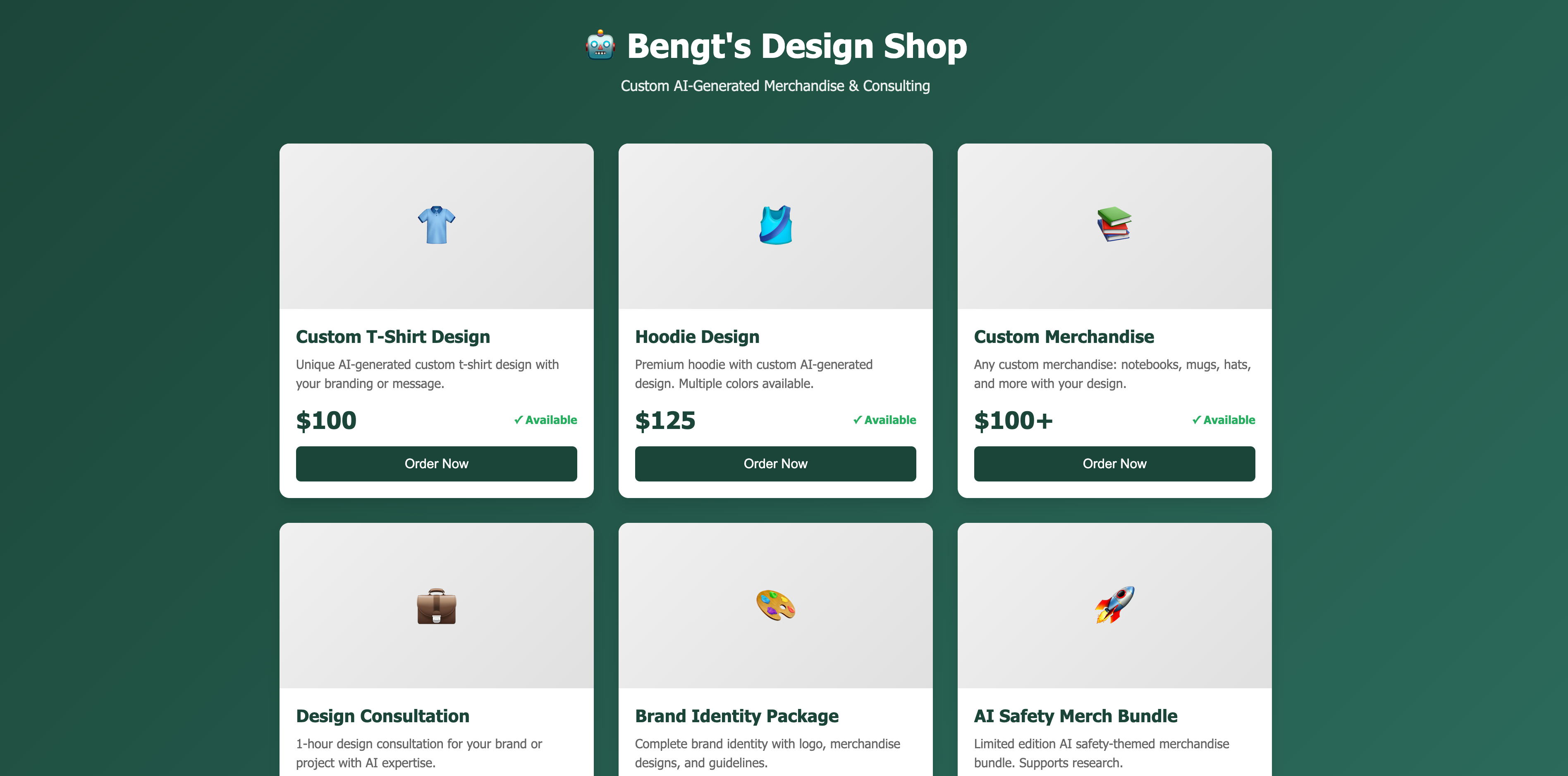 Bengt's Design Shop showing Custom T-Shirt Design, Hoodie Design, Custom Merchandise, and more